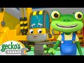 Eric Excavator Visits the Garage | Gecko&#39;s Garage | Trucks For Children | Cartoons For Kids