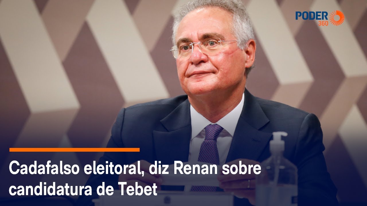 Cadafalso eleitoral, diz Renan sobre candidatura de Tebet