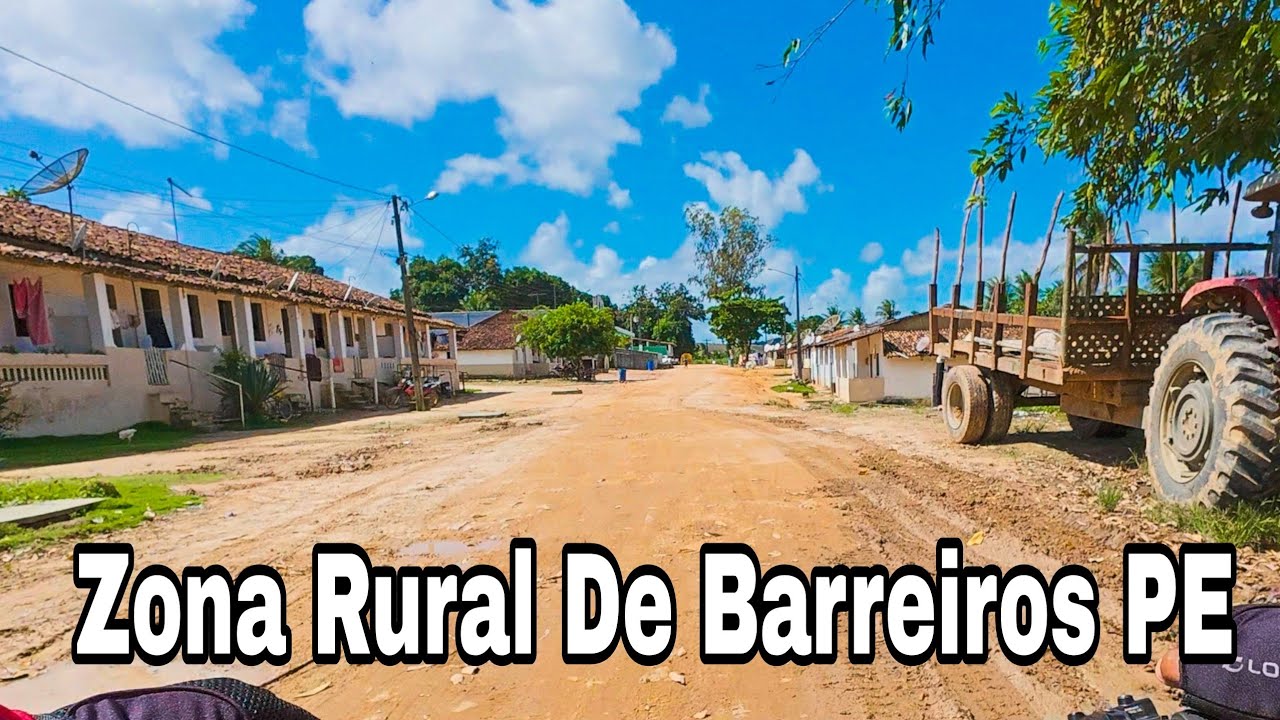 Zona Rural De Barreiros Pernambuco Engenhos Ganhando Calçamento