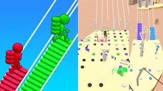 The Ultimate Bridge Race Showdown: Noob vs Rro vs Hacker vs God screenshot 4