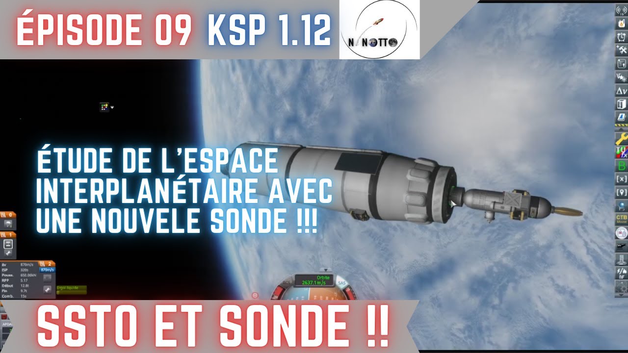 Ep 09 - série KSP moddée 1.12 - SSTO et sonde - YouTube