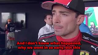 Full Charles Leclerc Post Race Interview 2023 British GP Update