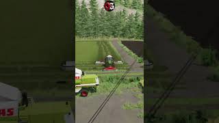 Cutting grass for the cows #shorts #fs25 #timelapse #farmingsimuator22 #fs22