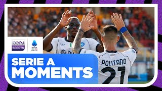 Victor Osimhen comes off bench to help Napoli win vs Lecce | Serie A 23/24 Moments