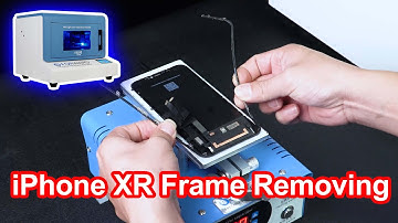 Remove The iPhone XR Frame In A Safely And Quickly Way - Use The Blue Light Laser Separation Machine