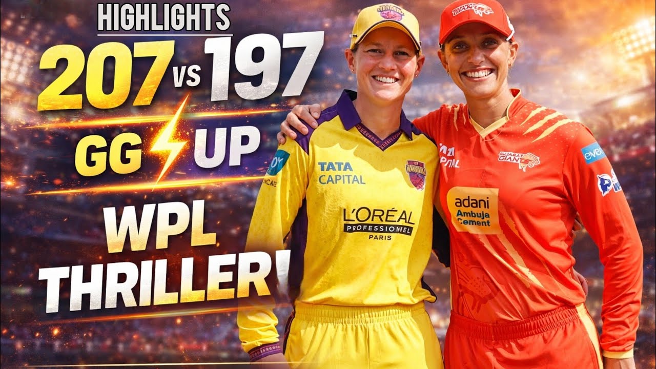 WPL 2026 Match 2 | GG vs UP WPL 2026 Highlights