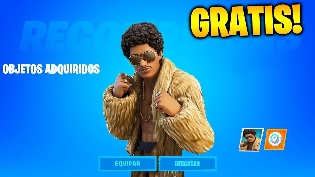 COMO PEGAR as 2 NOVAS SKINS GRÁTIS do FORTNITE CAPÍTULO 3! *BRUNO MARS e ANDERSON PAAK*