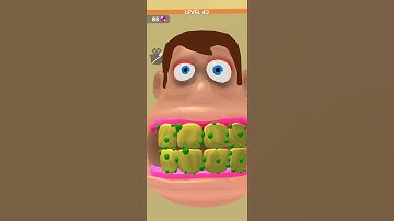 Teeth Runner || Android & iOS game || funny short gameplay #jackyfine #teethrunner