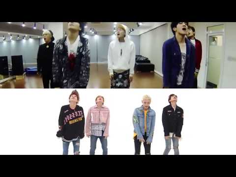 SHINee Everybody 2x Comparison ( Dance Practise v. Weekly Idol )