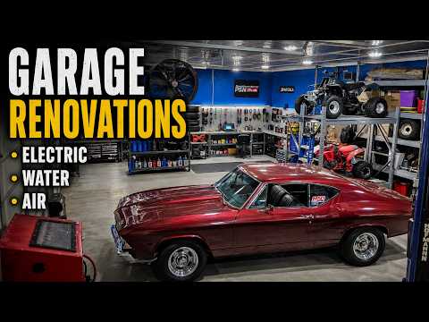 Dream Garage Build | Adding Water, Air & Electric (Part 5)