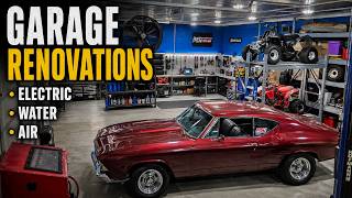 Dream Garage Build | Adding Water, Air & Electric (Part 5)
