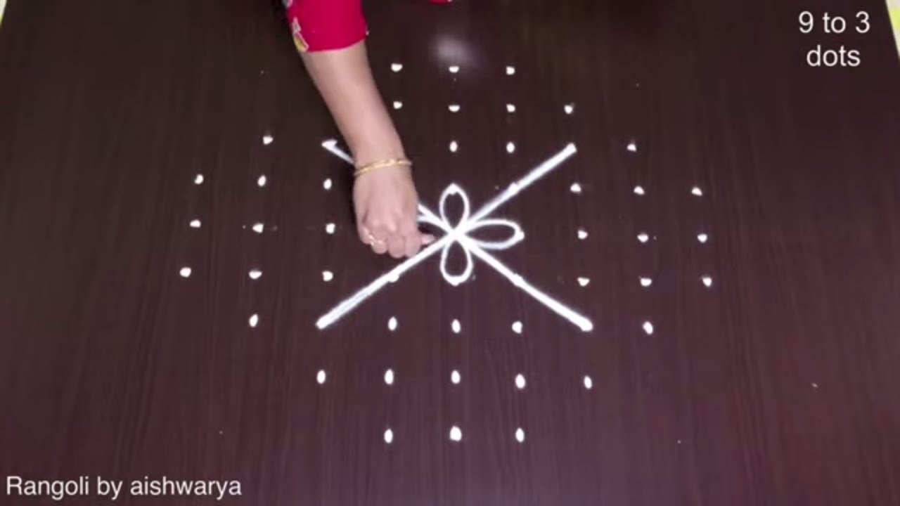 Easy Traditional Rangoli Designs