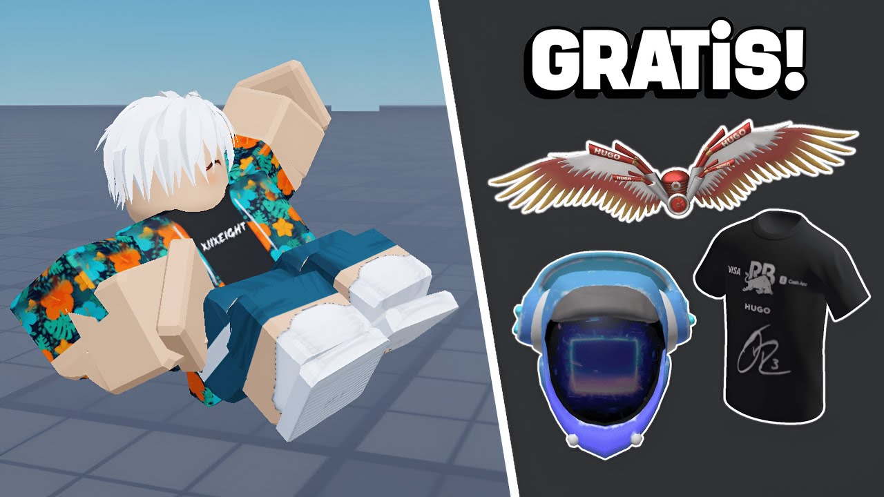 NUEVO EMOTE DE TAXISTA + 3 ITEMS GRATIS en ROBLOX | EVENTO HUGO - YouTube