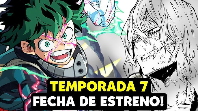 BOKU NO HERO TEMPORADA 6 FECHA DE ESTRENO, TRÁILER Y OTRAS