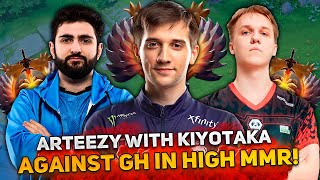 ARTEEZY on FACELESS VOID with KIYOTAKA against GH in 12.600 MMR GAME!