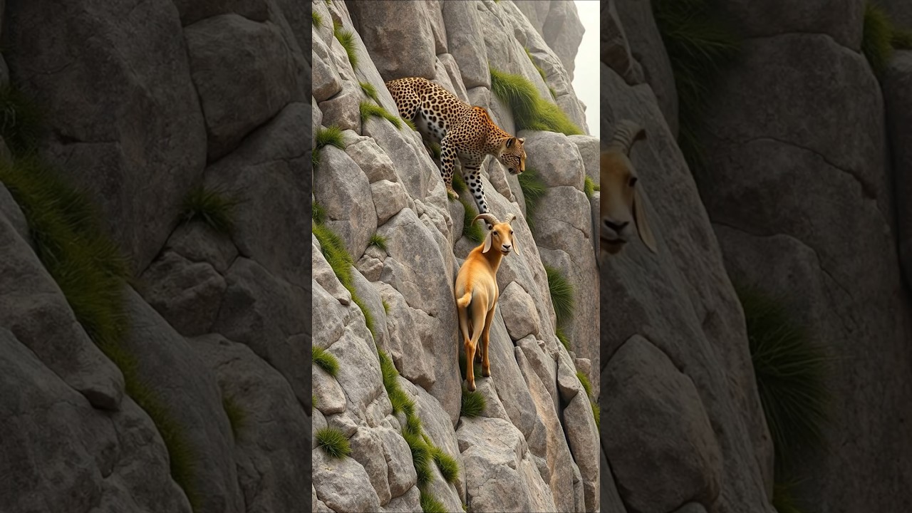 Leopard vs Antelope | Intense Predator-Prey Standoff at Golden Hour 