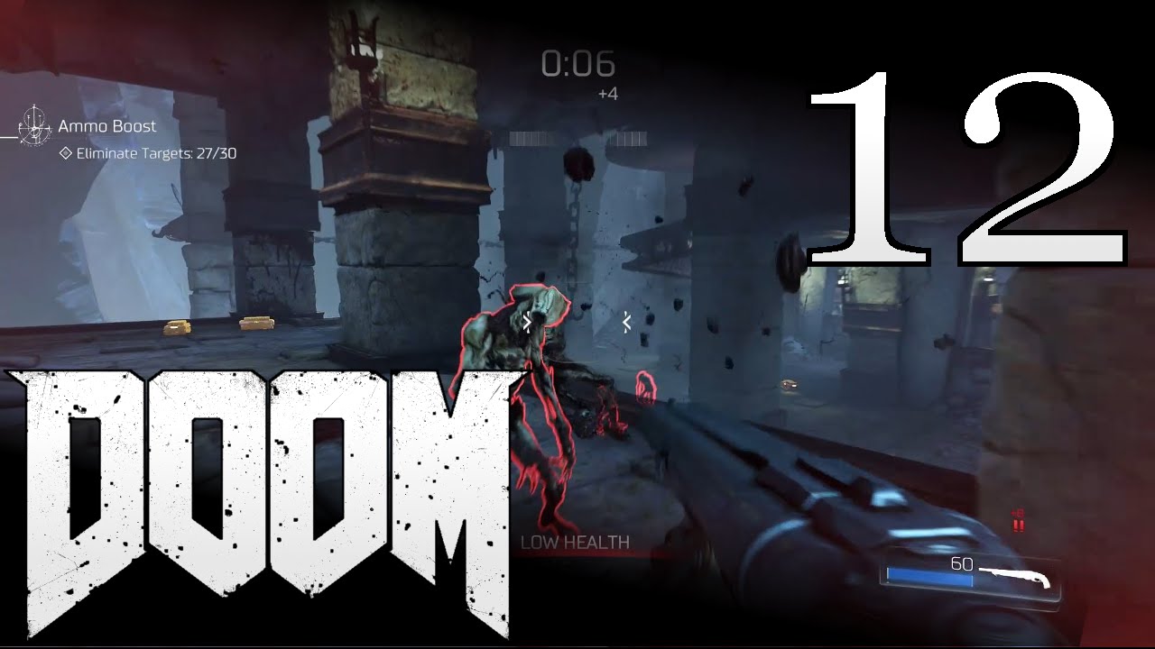 DOOM (2016) [So Excited For These Bottomless Pits] - #12 - PC Playthrough (Blind) 60fps