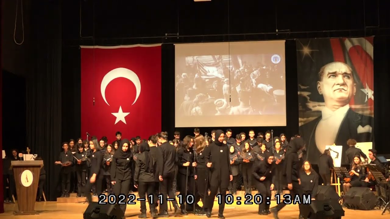 Kütahya Nafi Güral Fen Lisesi 10 Kasım 2022 Atatürk'ü Anma İl Programı
