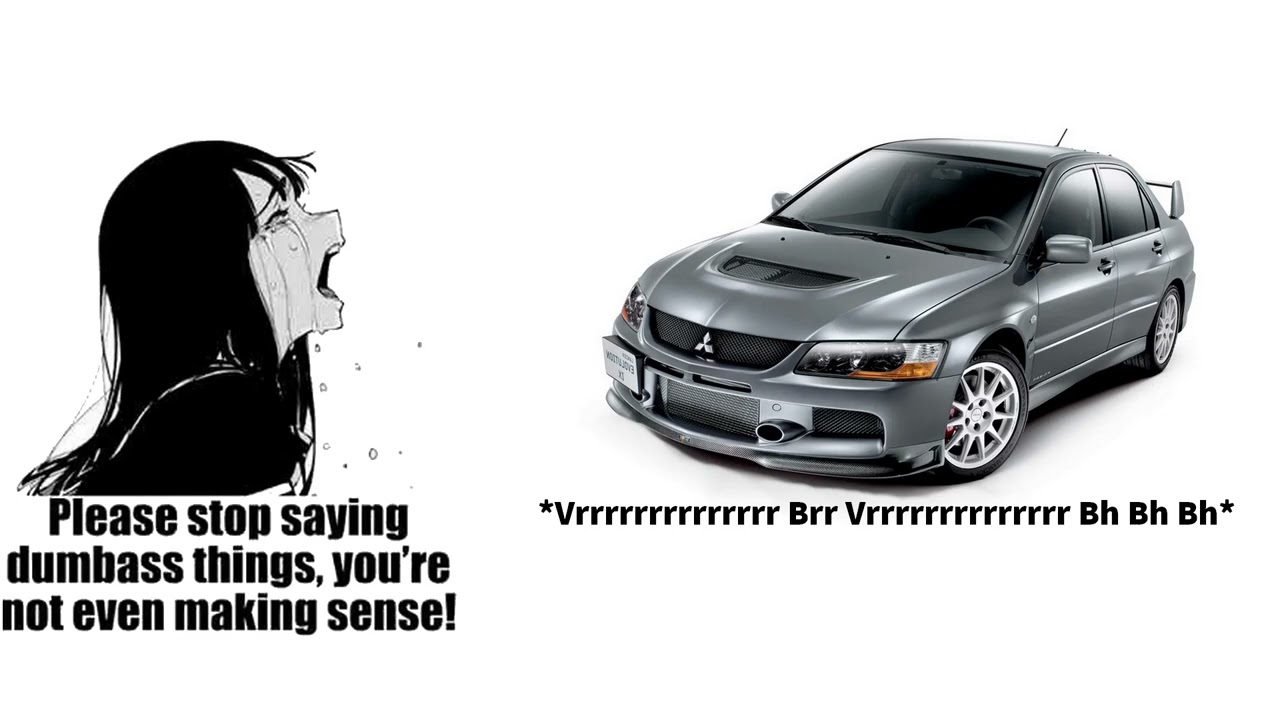 Please, stop saying dumb things, you're not even making sense! - Mitsubishi Lancer EVO 9 2006