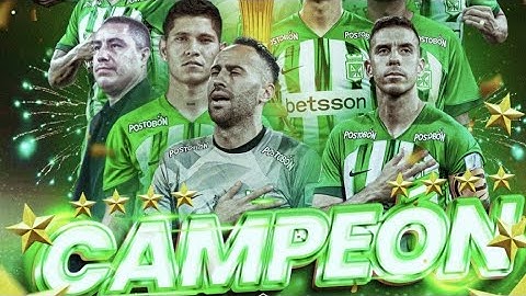 Atlético Nacional Campeón. 18 títulos en liga. Bicanpeón de Liga y Copa