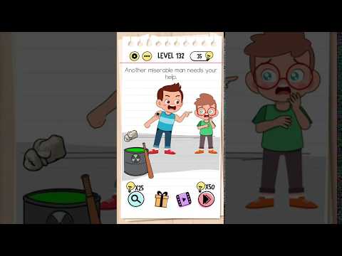 Video Brain Test 132 Another miserable man needs your help... - youtube