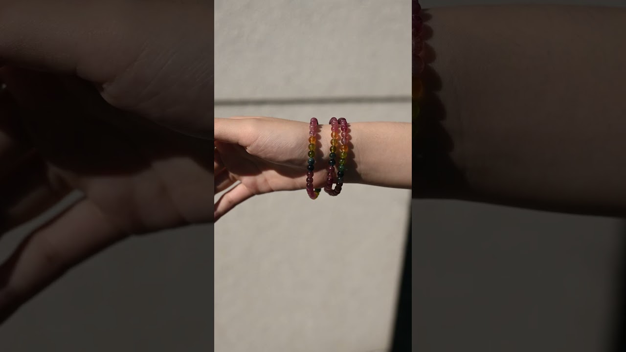 Rainbow Tourmaline Bracelet