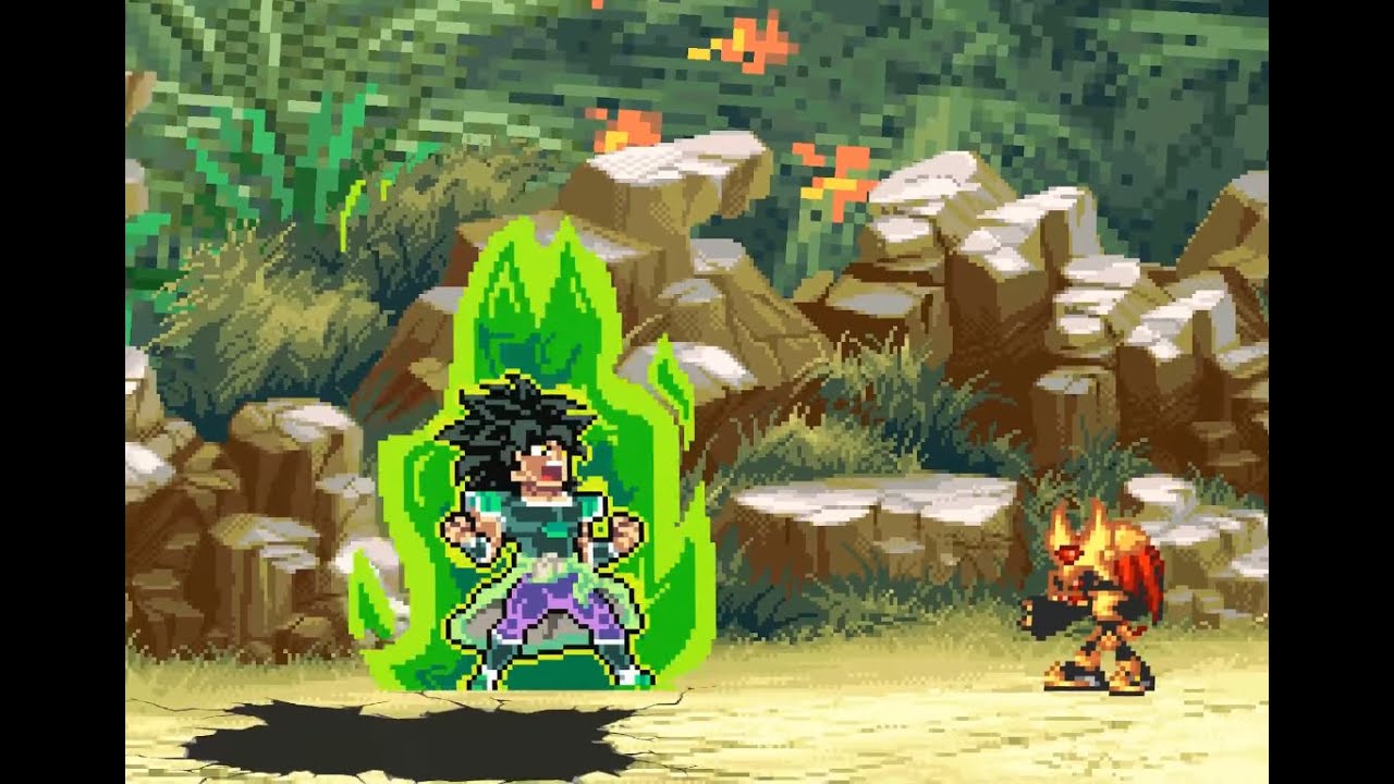 Mugen Mods: DBS Broly Vs Enerjak (Normally)