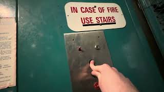 Vintage Dover Hydraulic Freight Elevator - WCU - West Chester PA 