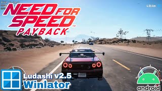 Need For Speed Payback on Android - Winlator Ludashi v2.5 | Snapdragon 8 Gen 1 Test + Best Settings