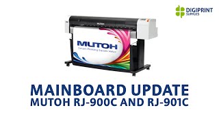 Step-by-Step: Update Mainboard on Mutoh RJ-900 and RJ-901 - YouTube
