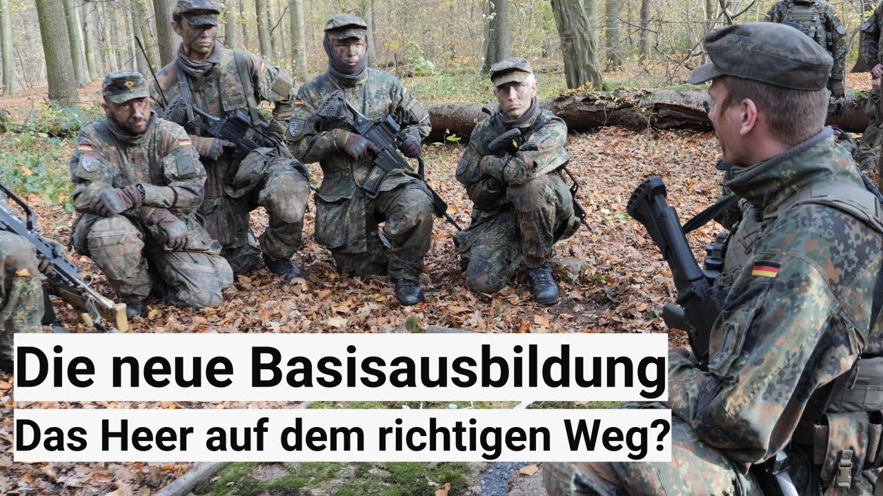 Basisausbildung beim Deutschen Heer - die Bundeswehr auf dem Weg zur Kriegstüchtigkeit?