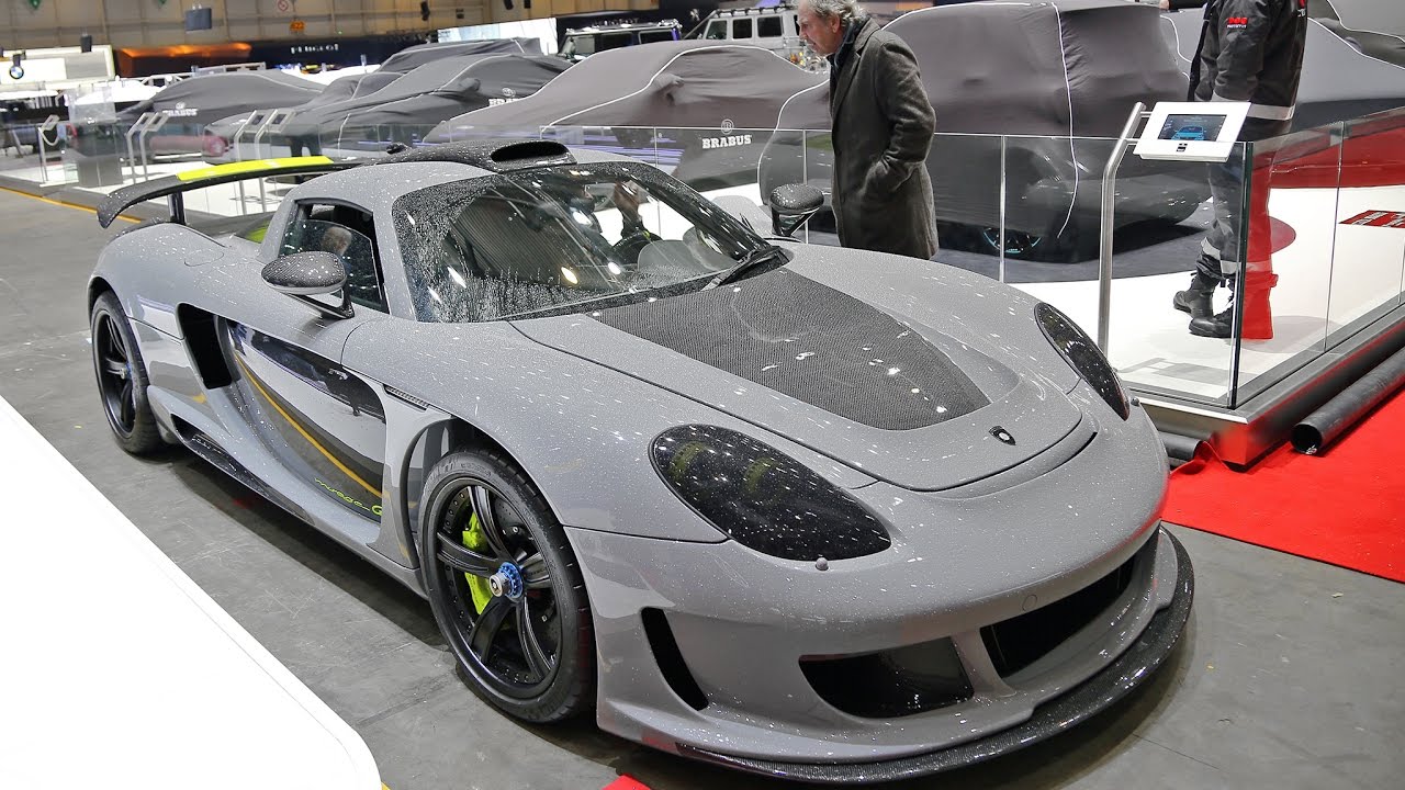 Porsche Carrera GT Gemballa Mirage GT - Driving & Loud Sound - YouTube