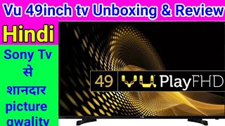 Vu 49 Inch Tv Unboxing & Review in Hindi