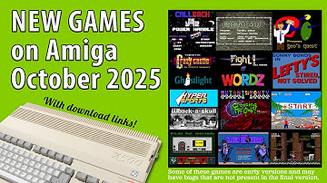New Amiga games from October 2025