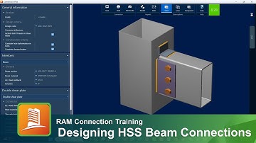 Designing HSS Beam to Support Shear Connections in RAM Connection