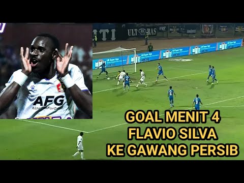 Goal Cepat Flavio Silva Ke Gawang Persib Bandung - Persik Kediri vs Persib Bandung