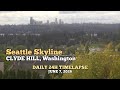 Seattle View - Daily Timelapse: June 7, 2026 [Bellevue / Clyde Hill, Washington, USA]