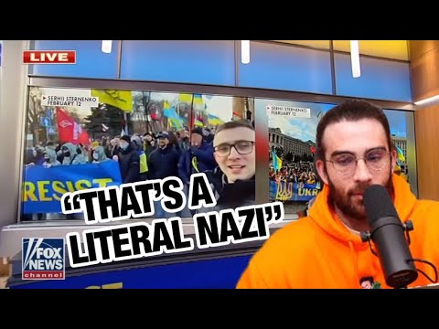 Thumbnail for HasanAbi REACTS to Fox News Brings an Ukranian Neo-Nazi "Activist" │ FOX News Reacts