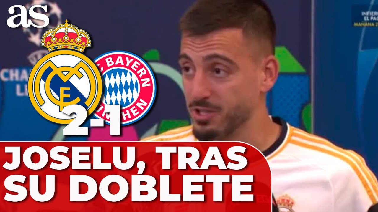 🎶JOSELU!🎶 Real Madrid EPIC comeback against Bayern Munich! (Champions League Goals Highlights 2-1)