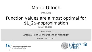 Mario Ullrich - Function values are almost optimal for $L_2$-approximation