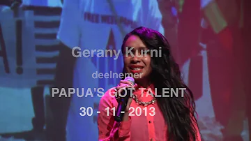 Papua's Got Talent 30/ 11 2013 Gerany kurni ( Bob Marley Redemption song cover)
