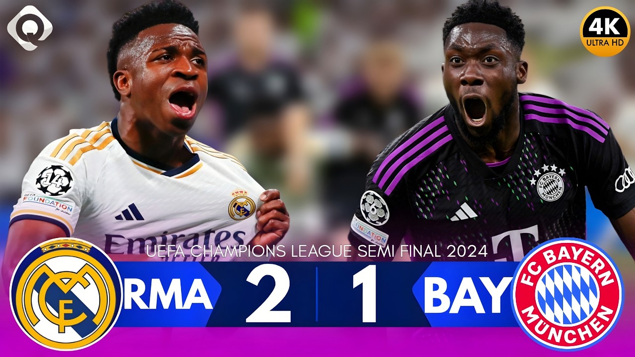 Real Madrid vs Bayern Munich 2–1 | Vinícius Júnior Show 🔥 | Last Minutes Drama