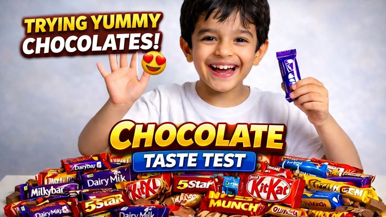 Trying Yummy Chocolates 🍫 | Chocolate Taste Test | Kids Fun Video 😍