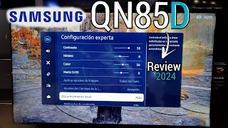 Samsung QN85D Review Tizen OS Modelo 2024 miniled