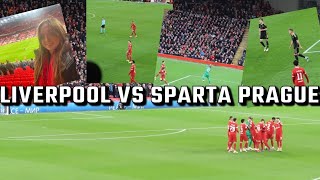 Liverpool vs Sparta Prague - Liverpool Fly Through To The Next Europa Round After 6 Goals at Anfield