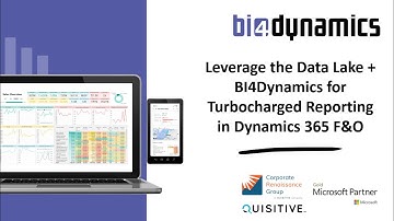 Leverage the Data Lake & BI4Dynamics for Turbocharged Reporting in Dynamics 365 F&O