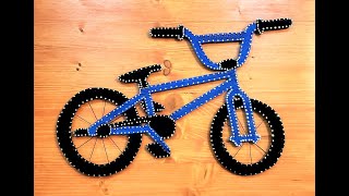 String Art | BMX medal display | DIY time-lapse