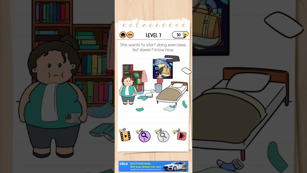 Brain test 2: Fitness with Cindy Level 7