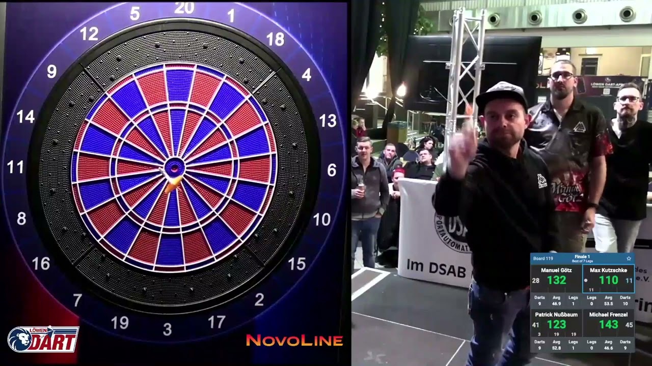 Deutsche Darts Meisterschaften 2024 Herren Doppel Amateure FINALE