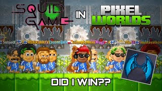 I (almost) won the SQUID GAMES in PIXEL WORLDS? screenshot 5